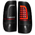 311378 Driver and Passenger Side LED Tail Light, With bulb(s), Smoked Lens, Black Interior, LED Series
