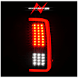 311380 Driver and Passenger Side LED Tail Light, With bulb(s), Clear Lens, Black Interior, LED Series