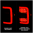 2006 Ford Ranger - Driver and Passenger Side Tail Light, With bulb(s), Led, Clear Lens, Black Interior, LED Series