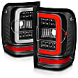 2006 Ford Ranger - Driver and Passenger Side Tail Light, With bulb(s), Led, Clear Lens, Black Interior, LED Series