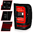 311391 Driver and Passenger Side LED Tail Light, With bulb(s), Smoked Lens, Black Interior, LED Series