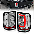 2001 Ford Ranger - Driver and Passenger Side LED Tail Light, With bulb(s), Led, Smoked Lens, Black Interior, LED Series