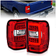 2010 Ford Ranger - Driver and Passenger Side LED Tail Light, With bulb(s), Led; With Light Bar, Clear & Red Lens, Chrome Interior, LED Series
