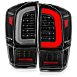 311400 Driver and Passenger Side LED Tail Light, With bulb(s), Clear Lens, Black Interior, LED Series