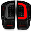 311401 Driver and Passenger Side LED Tail Light, With bulb(s), Smoked Lens, Black Interior, LED Series