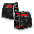 311408 Driver and Passenger Side LED Tail Light, With bulb(s), Clear Lens, Black Interior, LED Series