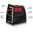 311408 Driver and Passenger Side LED Tail Light, With bulb(s), Clear Lens, Black Interior, LED Series