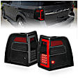 2010 Ford Expedition - Driver and Passenger Side LED Tail Light, With bulb(s), Led; With Light Bar Sequential, Smoked Lens, Black Interior, LED Series