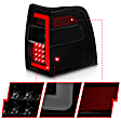 2010 Ford Expedition - Driver and Passenger Side LED Tail Light, With bulb(s), Led; With Light Bar Sequential, Smoked Lens, Black Interior, LED Series