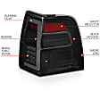 2010 Ford Expedition - Driver and Passenger Side LED Tail Light, With bulb(s), Led; With Light Bar Sequential, Smoked Lens, Black Interior, LED Series