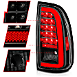 311411 Driver and Passenger Side LED Tail Light, With bulb(s), Clear Lens, Black Interior, LED Series