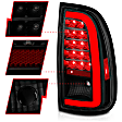 311412 Driver and Passenger Side LED Tail Light, With bulb(s), Smoked Lens, Black Interior, Fleetside, LED Series