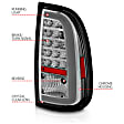 311413 Driver and Passenger Side LED Tail Light, With bulb(s), Smoked Lens, Black Interior, LED Series