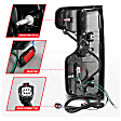311416 Driver and Passenger Side LED Tail Light, With bulb(s), Red Lens, Chrome Interior, LED Series