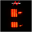 311423 Driver and Passenger Side LED Tail Light With bulb(s), Fits Factory Halogen Tail Light Models Only