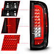 311434 Driver and Passenger Side LED Tail Light, With bulb(s), Clear Lens, Black Interior, OE Replacement Series