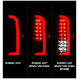 311435 Driver and Passenger Side LED Tail Light, With bulb(s), Smoked Lens, Black Interior