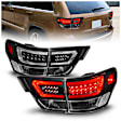 311439 Driver and Passenger Side LED Tail Light, With bulb(s), Clear Lens, Black Interior