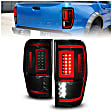 311447 Driver and Passenger Side LED Tail Light, With bulb(s), Smoked Lens, Black Interior, OE Replacement Series