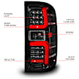 311450 Driver and Passenger Side LED Tail Light, With bulb(s), Clear Lens, Black Interior, OE Replacement Series