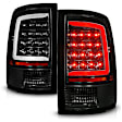 311452 Driver and Passenger Side LED Tail Light, With bulb(s), Clear Lens, Black Interior, OE Replacement Series