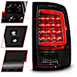 311452 Driver and Passenger Side LED Tail Light, With bulb(s), Clear Lens, Black Interior, OE Replacement Series