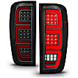 311460 Driver and Passenger Side LED Tail Light, With bulb(s), Smoked Lens, Black Interior, OE Replacement Series