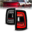 311470 Driver and Passenger Side LED Tail Light, With bulb(s), Smoked Lens, Black Interior, OE Replacement Series