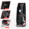 311485 Driver and Passenger Side LED Tail Light, With bulb(s), Clear Lens