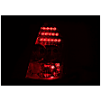 321011 Driver and Passenger Side LED Tail Light, With bulb(s), Clear Lens, Black Interior, LED Series