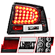 321014 Driver and Passenger Side LED Tail Light, With bulb(s), Clear Lens, Black Interior, LED Series