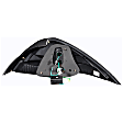321029 Driver and Passenger Side LED Tail Light, With bulb(s), Clear Lens, Black Interior, LED Series