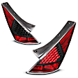 321099 Driver and Passenger Side LED Tail Light, With bulb(s), Clear Lens, Black Interior, LED Series