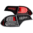 321152 Driver and Passenger Side LED Tail Light, With bulb(s), Clear Lens, Black Interior, LED Series