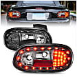 321212 Driver and Passenger Side LED Tail Light, With bulb(s), Clear Lens, Black Interior, LED Series