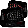 321229 Driver and Passenger Side LED Tail Light, With bulb(s), Dark Smoked Lens, Black Interior, LED Series