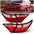 321335 Driver and Passenger Side LED Tail Light, With bulb(s), Red & Clear Lens, Chrome Interior, LED Series