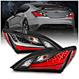 321347 Driver and Passenger Side LED Tail Light, With bulb(s), Smoked Lens, Black Interior, LED Series