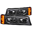 511036 Driver and Passenger Side Parking Light, Without bulb(s)