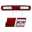 531029 Clear & Red Lens Third Brake Light