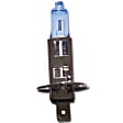 800011 Driver and Passenger Side Super White Series Halogen H1 Headlight Bulb, Set of 2