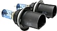 809007 Driver and Passenger Side Super White Series Halogen 9007 Headlight Bulb, Set of 2