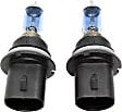 809007 Driver and Passenger Side Super White Series Halogen 9007 Headlight Bulb, Set of 2