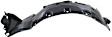  Front, Driver Side Fender Liner, Coupe
