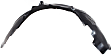 Front, Driver Side, Rear Section Fender Liner