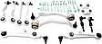 2001 Volkswagen Passat - Front, Driver and Passenger Side Control Arm, AWD