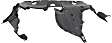2009 Acura RL - Front Engine Splash Shield, For Models Without Pre-Collision System