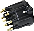 120329 Distributor Cap - Black, Direct Fit, Sold Individually