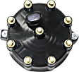 120329 Distributor Cap - Black, Direct Fit, Sold Individually