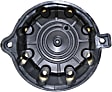 120329 Distributor Cap - Black, Direct Fit, Sold Individually